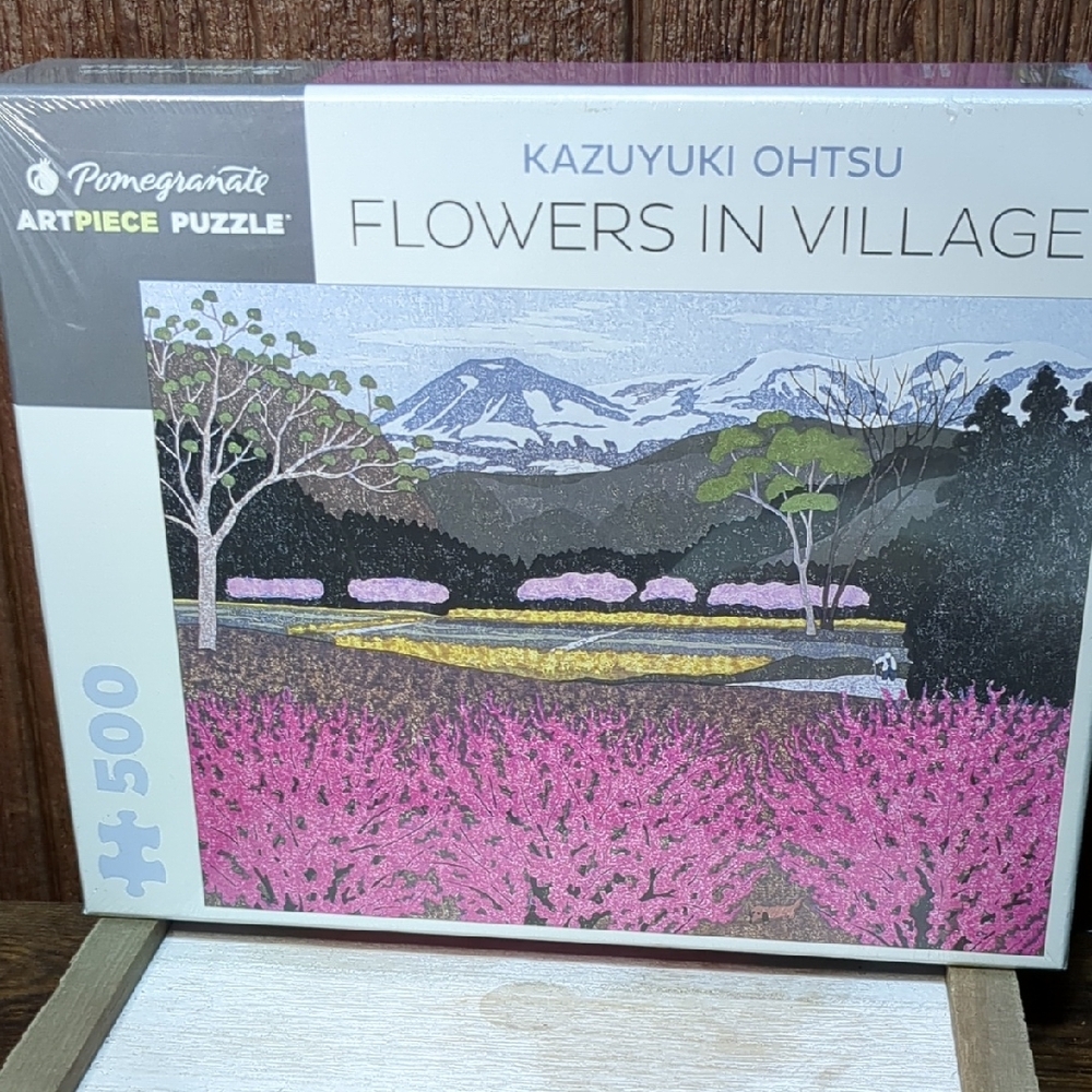 Flowers In Village Ohtsu Pomegranate Art piece Puzzle Sealed